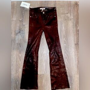 Frame le crop mini boot luxury designer pants size 23